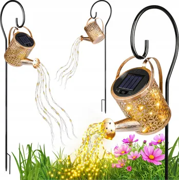 Venkovní osvětlení Solární Zahradní Lampa ZAPICHOVACÍ Konev 80cm LED DO ZAHRADY se soumrakovým senzorem