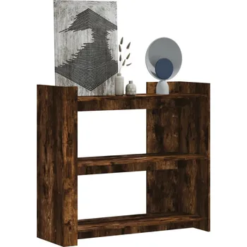 Konferenční stolek Konzolový stolek, kouřový dub, 100x35x90 cm