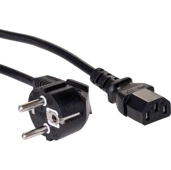 Prodlužovací kabel Napájecí kabel Akyga Akyga AK-PC-05A - IEC C13 - 5m (přívodní napájecí šňůra, přívodní kabel 220V ke zdroji, 3pin IEC C13)