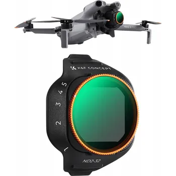 Dron Nastavitelný ND filtr šedý ND2–ND32 pro dron DJI Mini 4 Pro