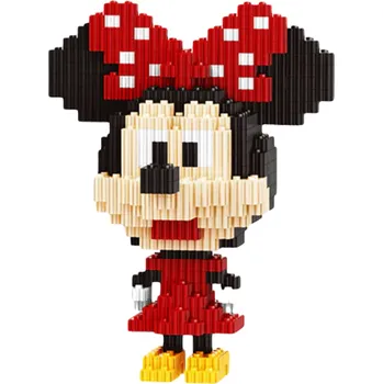 ostatní stavebnice STAVEBNICE Minnie Mouse MAGIC BLOCK 3D FIGURKA Mickey Mouse 827 Ks