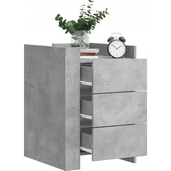 Noční stolek Noční stolek , betonu šedý, 45x50x65 cm