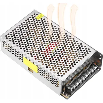 IP kamera NAPÁJECÍ ZDROJ PRO LED PÁSKY 12V 120W 10A CNC CCTV PRO KAMERY, KOVOVÝ