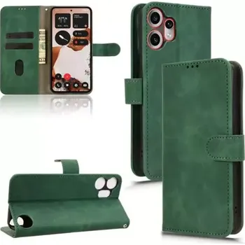 Pouzdro na mobilní telefon TT-TopTechnology Kožené pouzdro Nothing CMF Phone 2 Pro zelené, green, model knížka, řada Magnetic-CLASSIC
