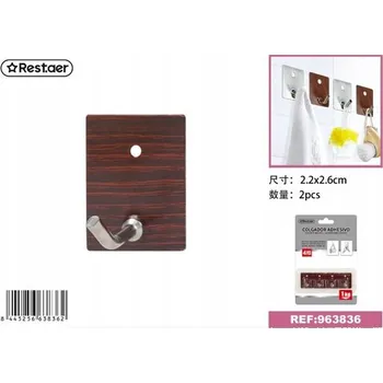 Věšák Samolepicí háčky do koupelny a kuchyně, 2 ks