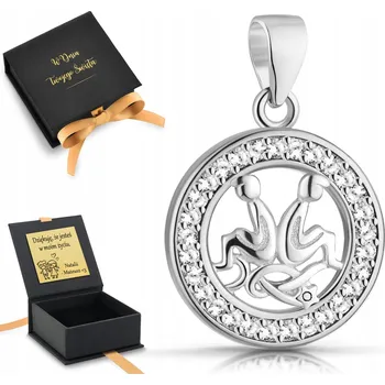 Přívěsek Stříbrný přívěsek znamení zvěrokruhu BLÍŽENCI, stříbrný přívěsek se znamením zvěrokruhu 925