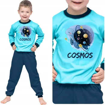 Chlapecké pyžamo CHLAPECKÉ BAVLNĚNÉ DVOJDÍLNÉ PYŽAMO S DLOUHÝM RUKÁVEM, VELIKOST 86