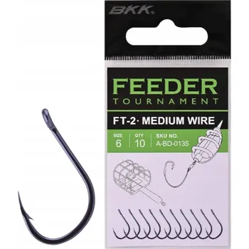Rybářský háček Háčky s protihrotem Háčky Feeder Tournament, FT-2, velikost 10, BKK 10 ks