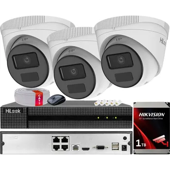 IP kamera MONITOROVACÍ SADA 3X IPCAM-T4-P IP 4Mpx s PoE, Aplikací, DWDR, IR 20m, IP67 HILOOK