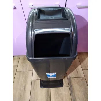 Odpadkový koš Popelník s košem plastový Stefanplast 42l černý