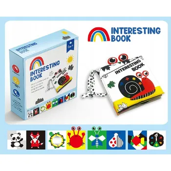 Hračka pro nejmenší MEGA SENZORICKÁ KNÍŽKA PRO NEJMENŠÍ