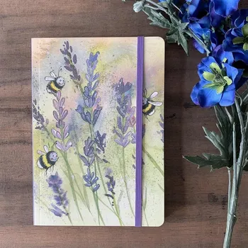 Zápisník ORGANIZÉR ZÁPISNÍK BLOK S GUMIČKOU A5 SEŠIT VČELY NOTES UŽITEČNÝ