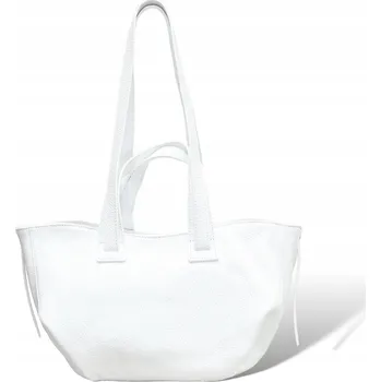 Kabelka MORANTI kabelka z pravé kůže bílá