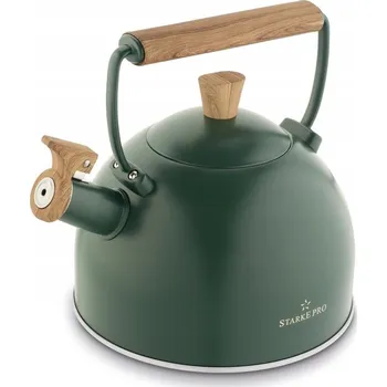 Konvice na čaj Tradiční ocelová Konvice Starke Pro 2,5 l zelená