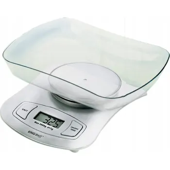 Kuchyňská váha Kuchyňská váha Kinghoff ELEKTRONICKÁ KUCHYŇSKÁ VÁHA LCD stříbrná/šedá 5 kg