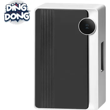 Domovní zvonek DRÁTOVÝ ZVONEK KE DVEŘÍM 230V DVOUTÓNOVÝ DING-DONG 80dB ORNO BÍLO-ČERNÝ