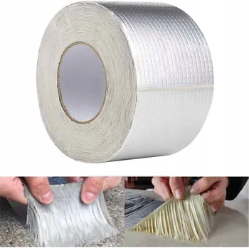 Lepicí páska BUTYLOVÁ PÁSKA SAMOLEPICÍ OPRAVNÁ TĚSNICÍ VODĚODOLNÁ 10cm x 5m SILNÁ