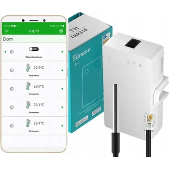 Termostat Termostat SONOFF THR316 1X3 SUPLA WiFi