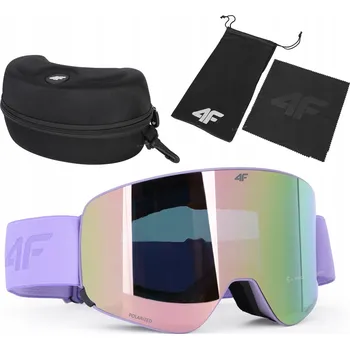 4F LYŽAŘSKÉ A SNOWBOARDOVÉ BRÝLE ZRCADLOVÉ S3 POLARIZAČNÍ VÝMĚNNÉ SKLA