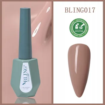 Lak na nehty Bling Gel na nehty HYBRIDNÍ LAK Nude’ové č..017