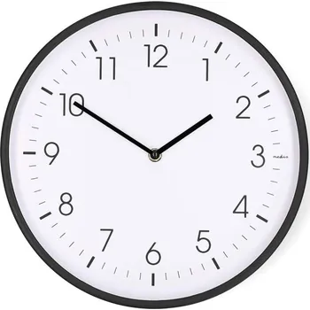 Hodiny Nástěnné hodiny | Průměr: 300 mm CLWA1226BK Nedis