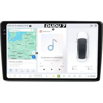 GPS navigace GPS NAVIGACE RÁDIO JEEP WRANGLER 2006-2017 DUDU7 QLED 512GB