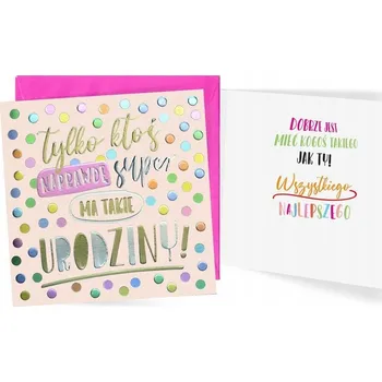 Obraz PŘÁNÍ K NAROZENINÁM (TEČKY)