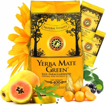 Čaj Yerba Mate Green Kaktusová PAPAYA Moringa 500 g
