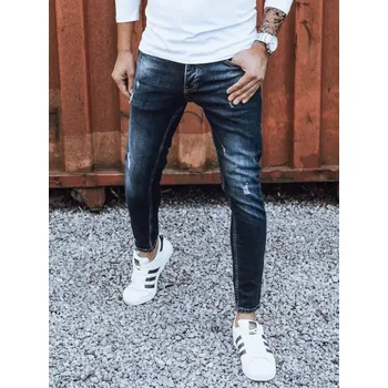 Pánské džíny Modré pánské džíny Dstreet DStreet černá | modrá 2009610