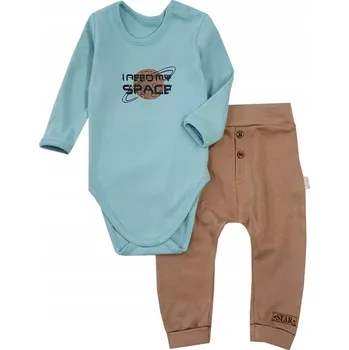 Kojenecká souprava BODY SE SPODNÍMI SOUPRAVA SET VESMÍR NICOL 86 KB28