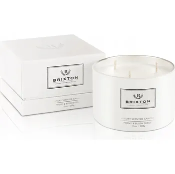 Svíčka Vonná svíčka BRIXTON 310g Pivoňka & Semiš Homms