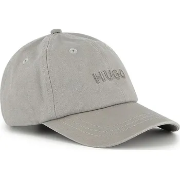 Módní doplněk Dětská bavlněná kšiltovka HUGO G00320 šedá 90X, vel. 58