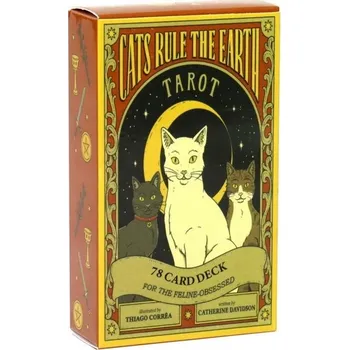 Tarotové karty Kočky vládnou Zemi Tarot Kočky Ezoterika Osud Věštba 78 karet