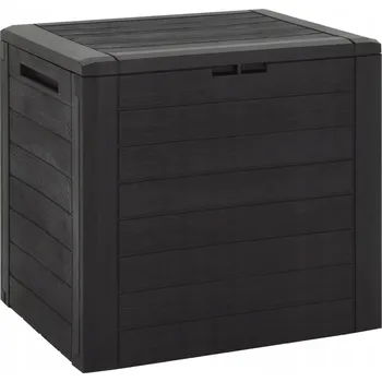 Zahradní nábytek Zahradní úložný box plast 140 l hnědý
