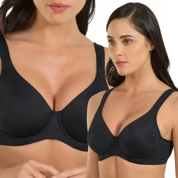 Podprsenka Spiman podprsenka nevyztužená černá velikost 85D