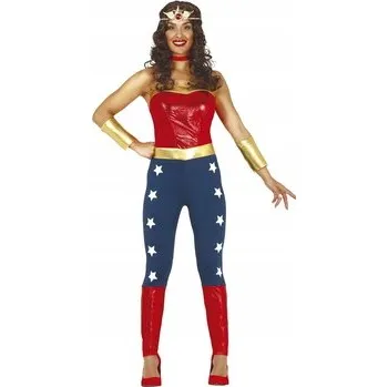 Karnevalový kostým Dámský kostým Guirca Wonder Woman, velikost M