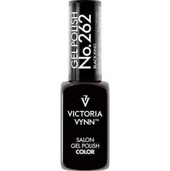 Lak na nehty Victoria Vynn hybridní lak na nehty 262 Black King Černá 8 ml