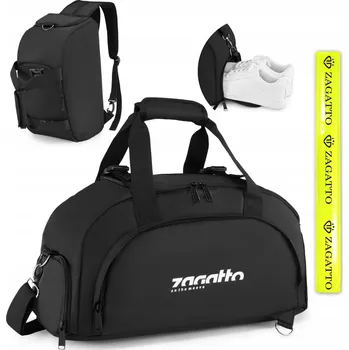 Sportovní taška Sportovní taška batoh 2v1 dámská, pánská, přes rameno, tréninková, cestovní ZAGATTO
