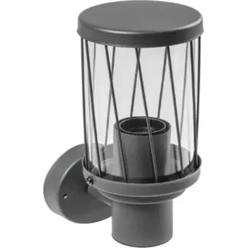 Venkovní osvětlení Venkovní nástěnné svítidlo GTV šedé E27 0 W