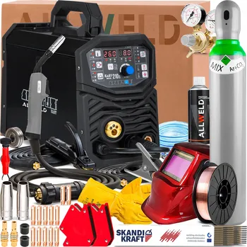 Svářečka Svářečka MIGOMAT Spartus EasyMig 210S synergická 200A MMA TIG LIFT 3v1