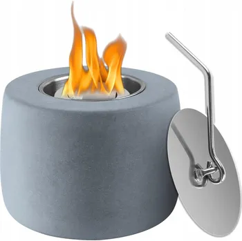 Biokrb Stolní Krb Biokrb Přenosný Do Interiéru Dekorativní Šedý