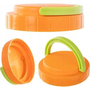 Sklenice ŠROUBOVACÍ VÍČKO NA SKLENICE, UZÁVĚR NA SKLENICE, PLASTOVÉ VÍČKO S ÚCHYTEM FI100