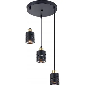 STROPNÍ SVÍTIDLO ELEN E27 IP20 OCEL ČERNÁ ZLATÁ