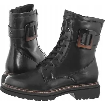 Dámská zimní obuv Tamaris dámské kotníkové boty s plochým podpatkem velikost 38