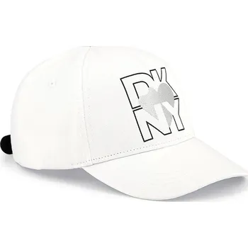 Módní doplněk Dětská bavlněná kšiltovka Dkny D62098 bílá 00X, vel. 58