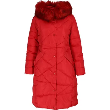 Dámský kabát Perso BLH 818025 FF červený