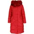 Dámský kabát Perso BLH 818025 FF červený