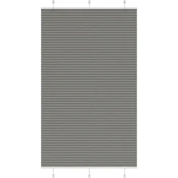 Roleta VidaXL Roleta plisé antracitová 120x200 cm Šířka látky