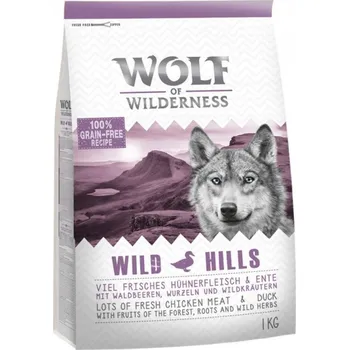 Krmivo pro psa Wolf of wilderness krmivo suchá kachna 0,4 kg