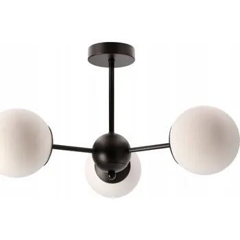 CANDELLUX CALARI Závěsné svítidlo 3x40W E14 bílá černá 33-37459